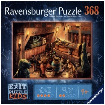Játék Ravensburger EXIT Puzzle Kids - 13360 Im Alten Ägypten - 368 Teile Puzzle für Kinder ab 9 Jahren, Kinderpuzzle 
