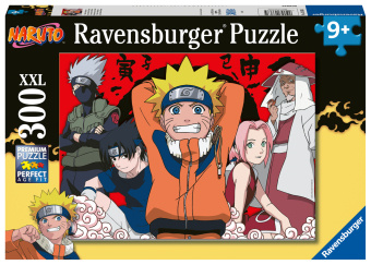 Játék Ravensburger Kinderpuzzle 13363 - Narutos Abenteuer - 300 Teile XXL Naruto Puzzle für Kinder ab 9 Jahren 