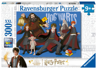 Játék Ravensburger Kinderpuzzle 13365 - Harry Potter und die Zauberschule Hogwarts - 300 Teile XXL Harry Potter Puzzle für Kinder ab 9 Jahren 