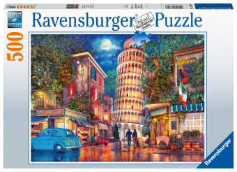 Játék Ravensburger Puzzle 17380 Abends in Pisa - 500 Teile Puzzle für Erwachsene und Kinder ab 12 Jahren 