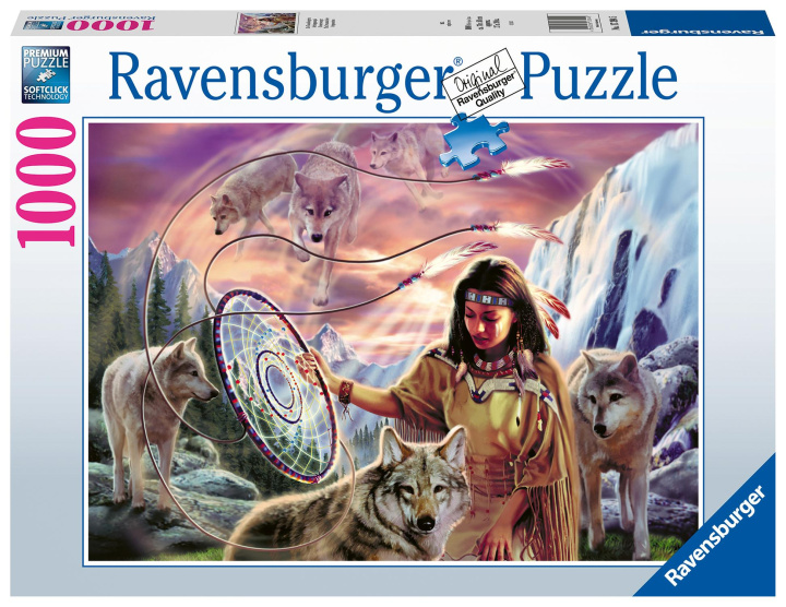 Játék Ravensburger Puzzle 17394 Die Traumfängerin - 1000 Teile Puzzle für Erwachsene und Kinder ab 14 Jahren 