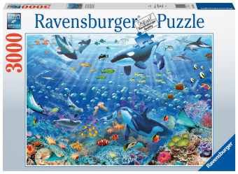 Játék Ravensburger Puzzle 17444 Bunter Unterwasserspaß - 3000 Teile Puzzle für Erwachsene und Kinder ab 14 Jahren 
