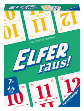 Game/Toy Ravensburger Elfer raus! Der Klassiker, Kartenspiel 2 - 6 Spieler, Spiel ab 7 Jahren für Kinder und Erwachsene Hausser