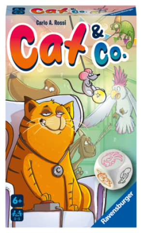 Játék Ravensburger 20964- Cat & Co. - Würfel-Merkspiel, Spiel für Kinder ab 6 Jahren - Gesellschaftspiel geeignet für 2-5 Spieler Carlo A. Rossi