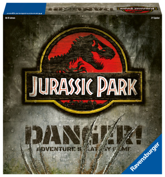 Játék Ravensburger 20965 - Jurassic Park - Danger! - Deutsche Ausgabe des Strategiespiels mit Nervenkitzel für 2-5 Spieler ab 10 Jahren Prospero Hall