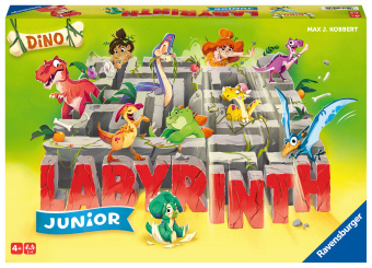 Game/Toy Ravensburger® 20980 - Dino Junior Labyrinth - Familienklassiker für die Kleinen, Spiel für Kinder ab 4 Jahren - Gesellschaftspiel geeignet für 2-4 Spi Max Kobbert