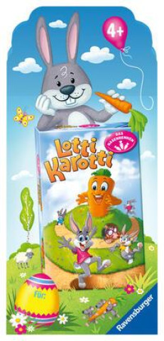 Game/Toy Ravensburger 80546 - Osteraktion Lotti Karotti, das Hasenrennen, Mitbringspiel für Kinder und Familien ab 4 Jahren 