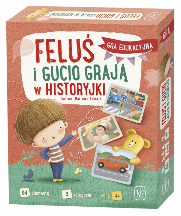 Carte Feluś i Gucio grają w historyjki 