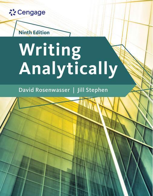 Knjiga Writing Analytically Jill Stephen