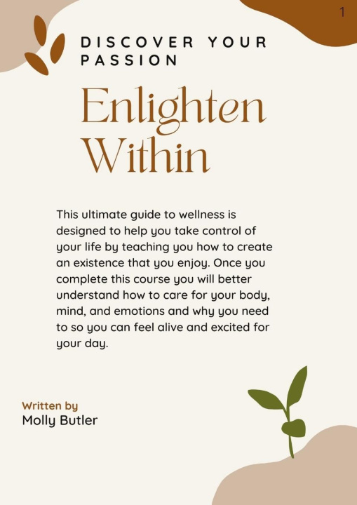 Knjiga Enlighten Within Molly Butler