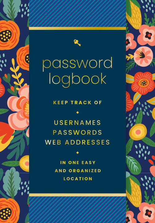 Kniha Password  Logbook (Hip Floral) 