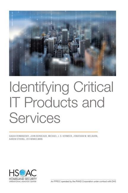 Kniha Identifying Critical It Products and Services John Bordeaux
