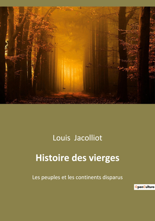 Book Histoire des vierges Jacolliot