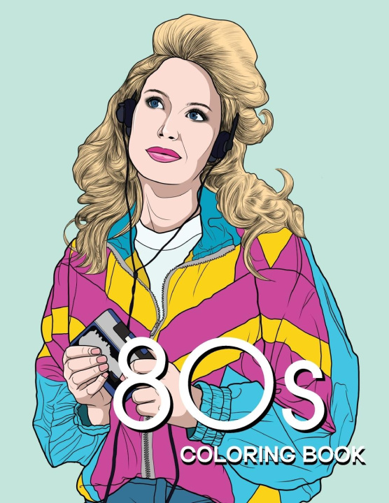 Kniha 80s COLORING BOOK 