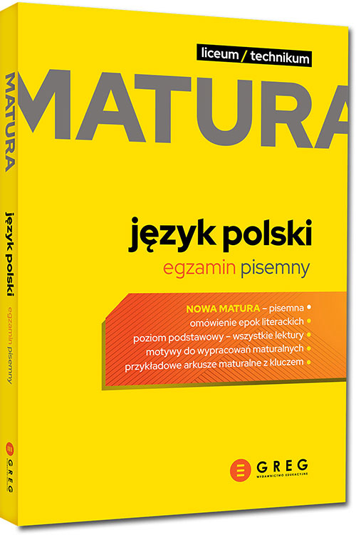 Książka Matura 2023 Język Polski. Egzamin pisemny 