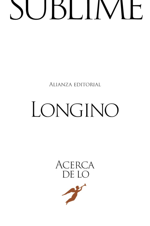 Boek Acerca de lo sublime LONGINO