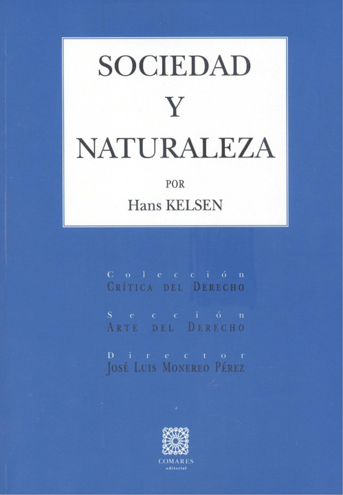 Kniha SOCIEDAD Y NATURALEZA HANS KELSEN