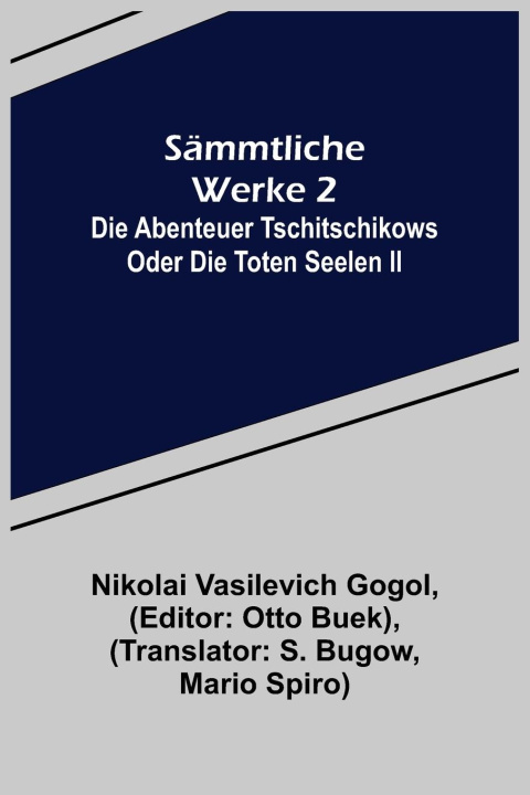 Knjiga Sämmtliche Werke 2 Otto Buek