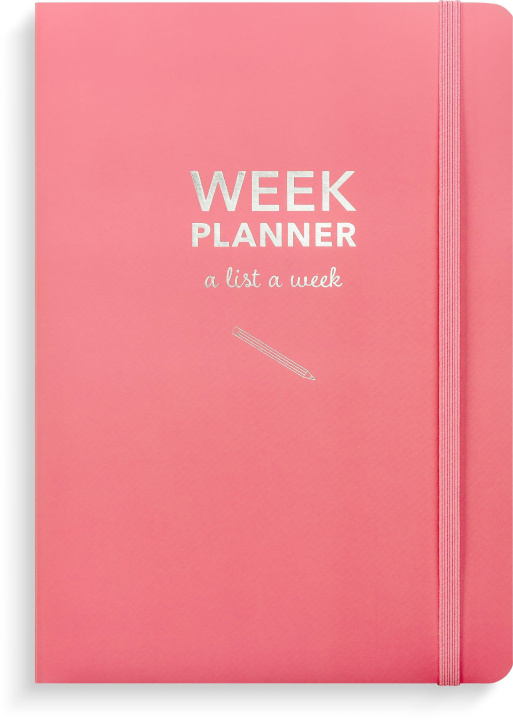 Carte Burde Week Planner undated pink 