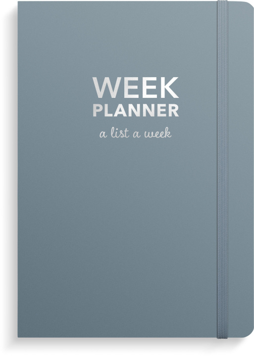 Книга Burde Week Planner undated blue 