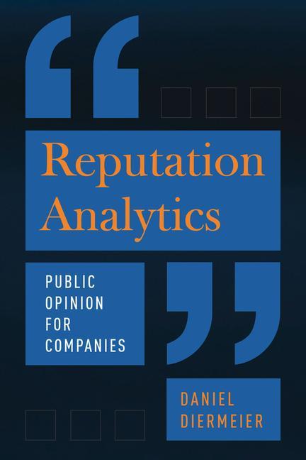 Knjiga Reputation Analytics Daniel Diermeier