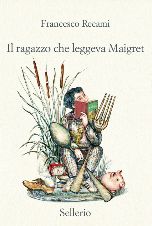 Könyv ragazzo che leggeva Maigret Francesco Recami