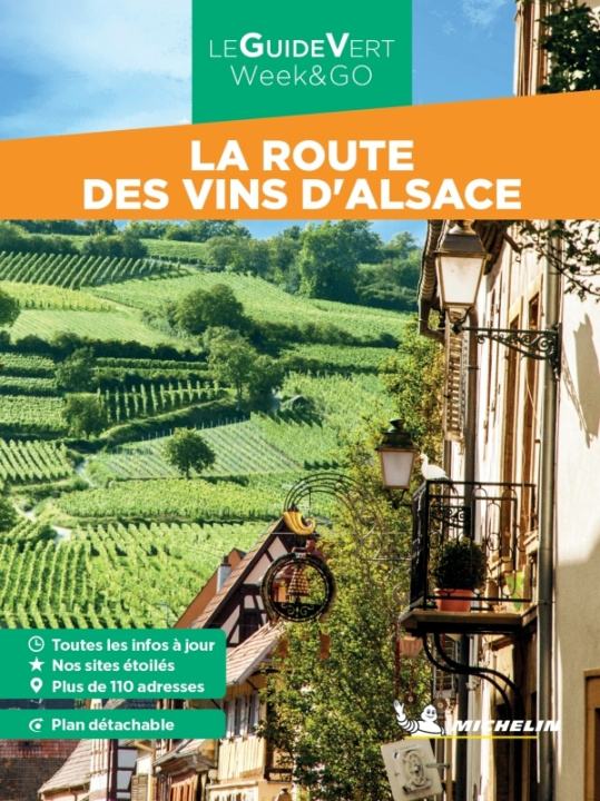 Carte Guide Vert Week&GO La route des vins d'Alsace 