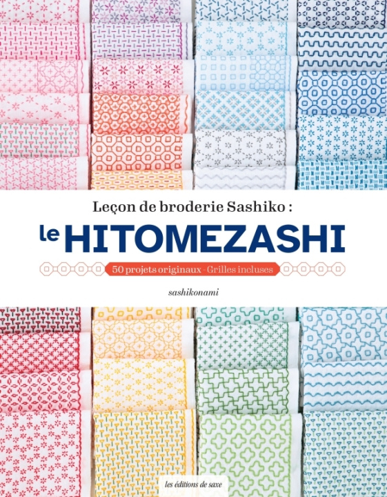 Kniha Leçons de broderie Sashiko : le Hitomezashi 