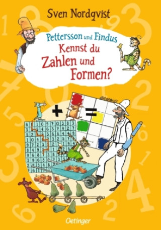 Kniha Pettersson und Findus. Kennst du Zahlen und Formen? Sven Nordqvist