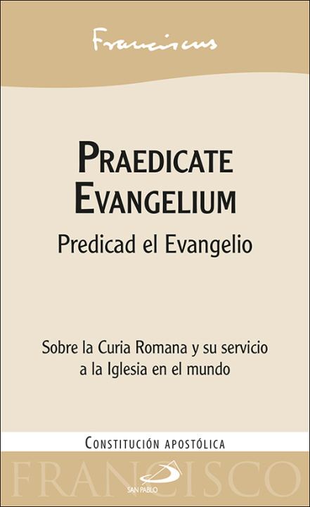 Kniha Praedicate Evangelium PAPA FRANCISCO