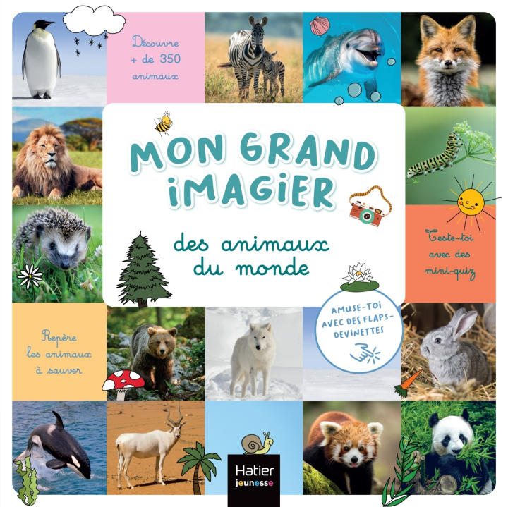 Könyv Mon grand imagier des animaux du monde dès 2 ans 