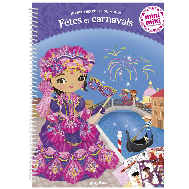 Libro Minimiki - Je crée mes robes du monde - Fêtes et carnavals 