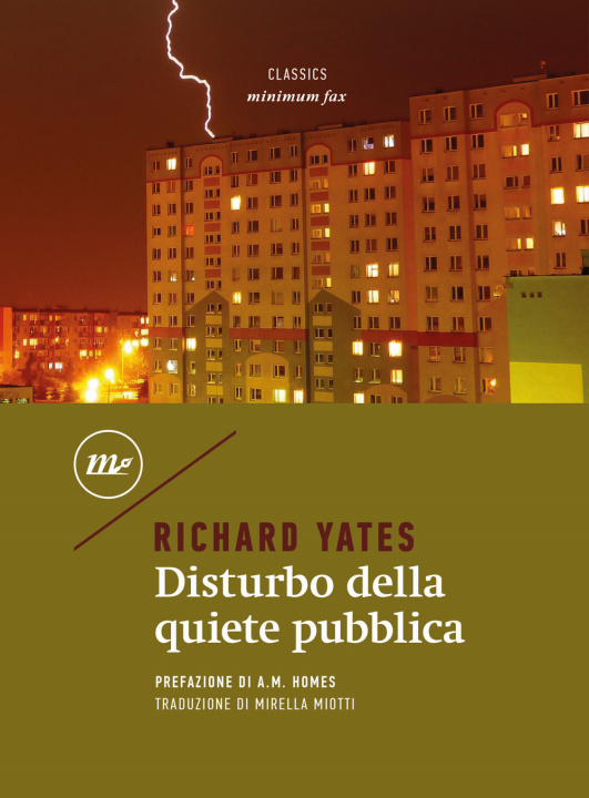 Knjiga Disturbo della quiete pubblica Richard Yates