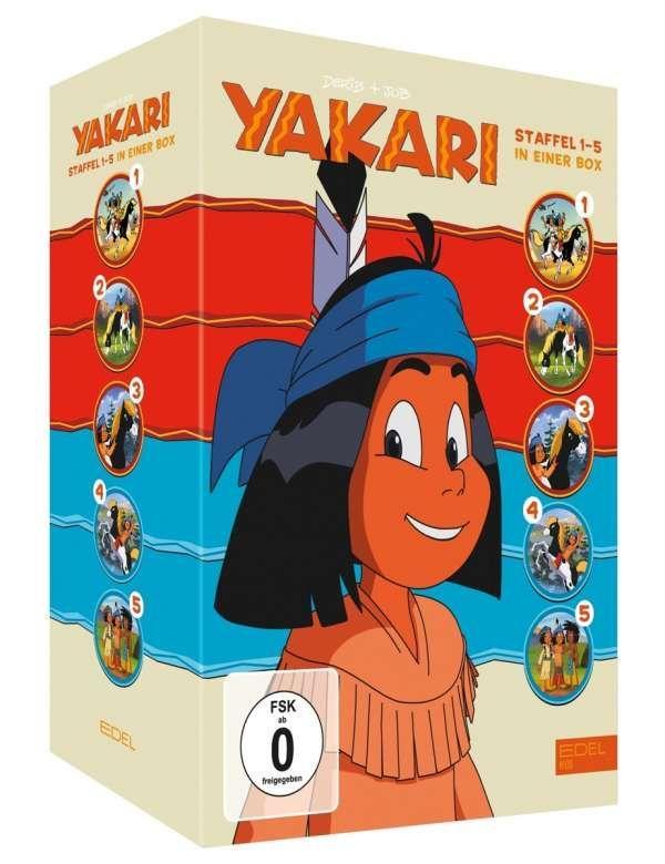 Video Yakari - Die kompletten 5 Staffeln zur TV-Serie. Staffel.1-5, 12 DVD 