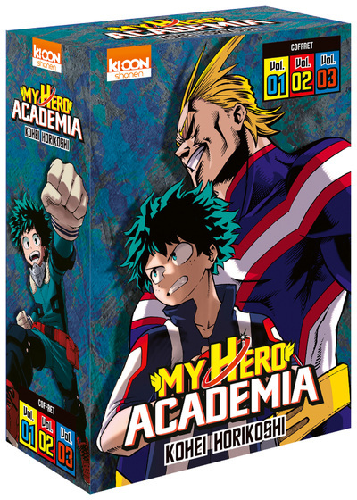 Könyv Coffret My Hero Academia vol. 1 à 3 Kohei Horikoshi