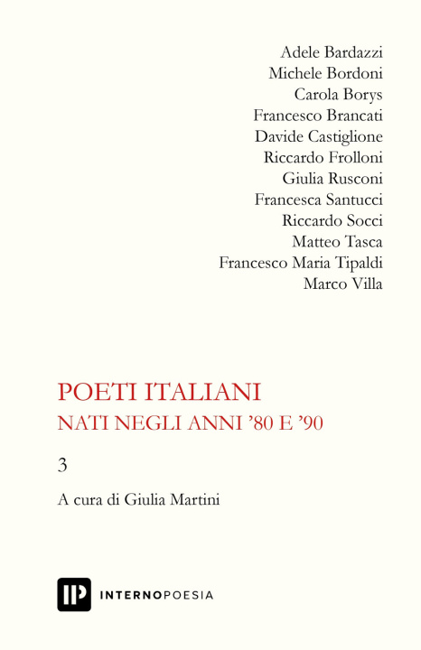 Carte Poeti italiani nati negli anni '80 e '90 