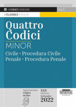 Книга Quattro codici: Civile-Procedura civile-Penale-Procedura penale 