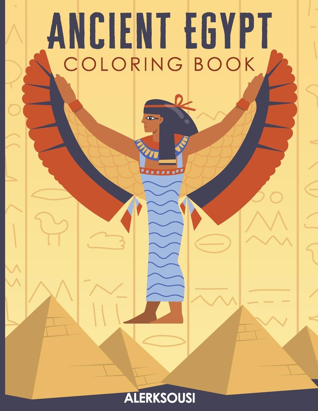 Libro Ancient Egypt Coloring Book 