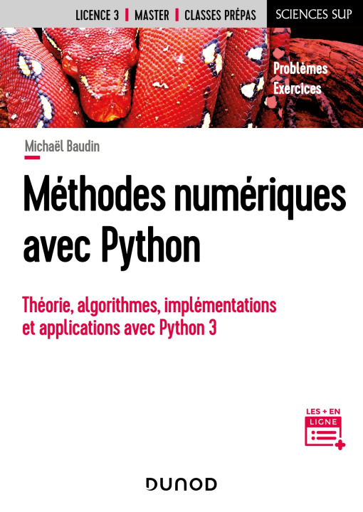 Knjiga Méthodes numériques avec Python Michaël Baudin