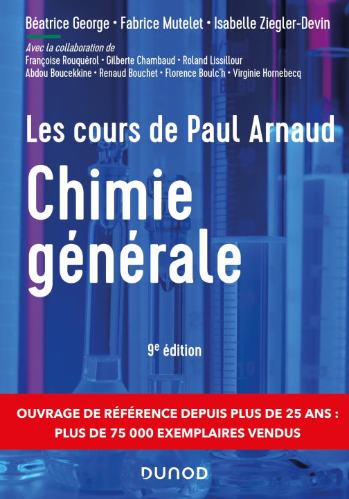 Kniha Les cours de Paul Arnaud - Chimie générale - 9e éd Paul Arnaud