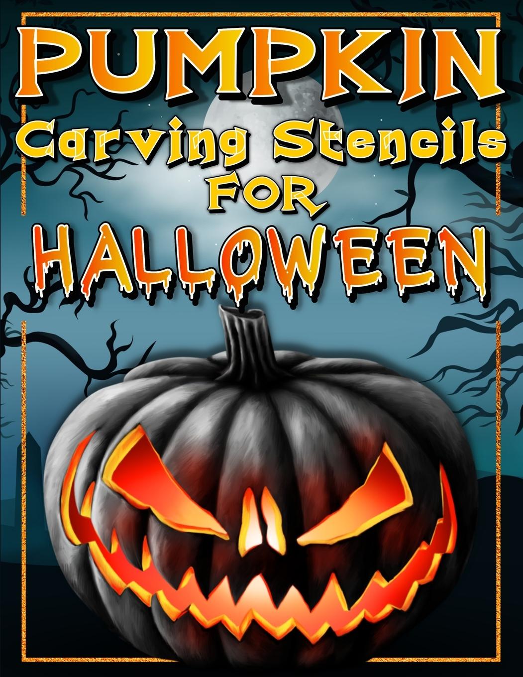 Kniha Halloween Pumpkin Carving Stencils 