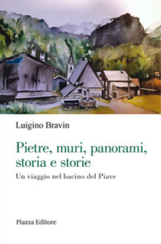 Könyv Pietre, muri, panorami, storia e storie. Un viaggio nel bacino del Piave Luigino Bravin