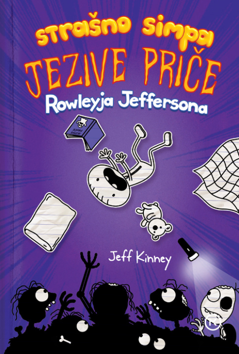 Kniha Strašno simpa jezive priče Rowleja Jeffersona Jeff Kinney