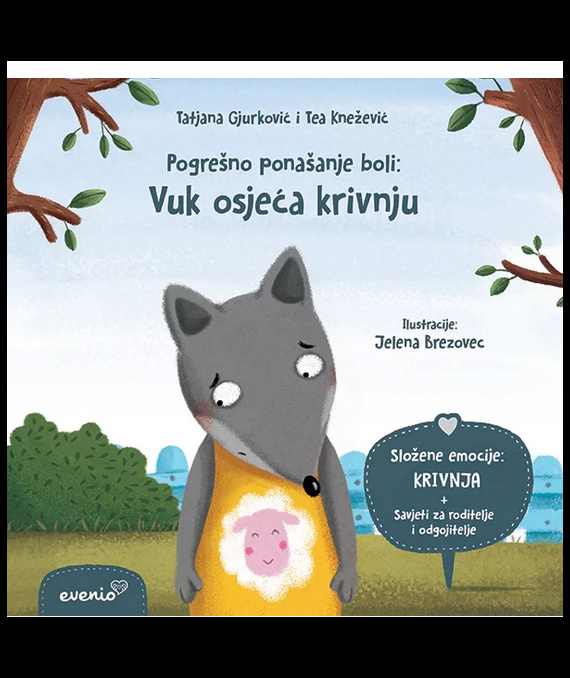 Libro Pogrešno ponašanje boli: Vuk osjeća krivnju Tatjana Gjurković