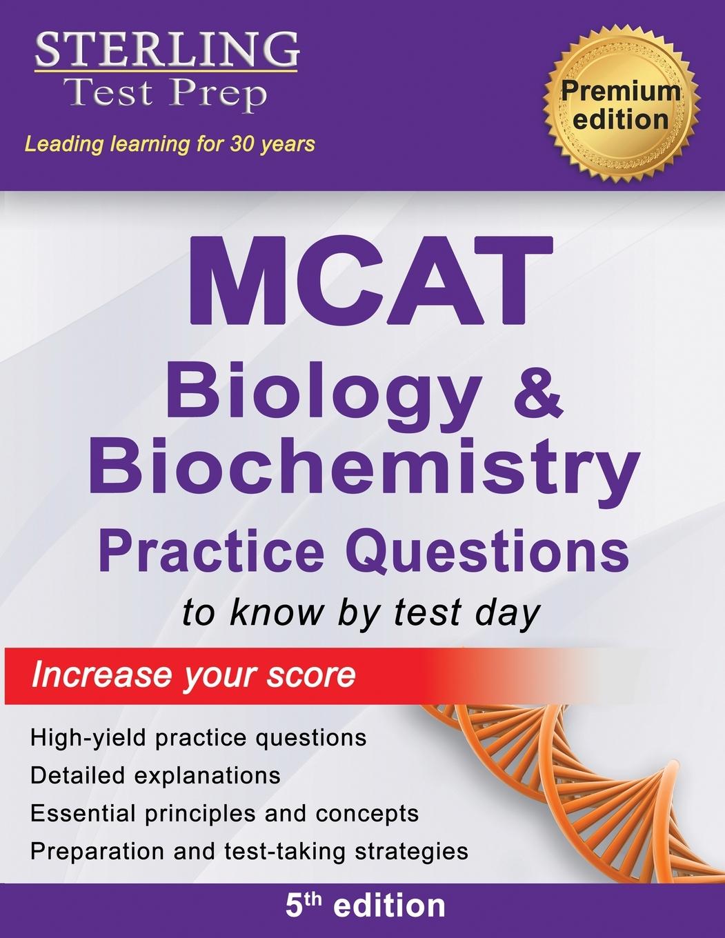 Kniha MCAT Biology & Biochemistry Practice Questions 