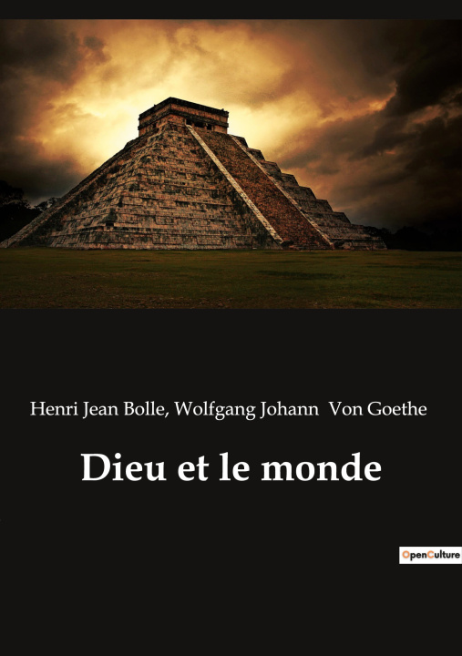 Livro Dieu et le monde Henri Jean Bolle