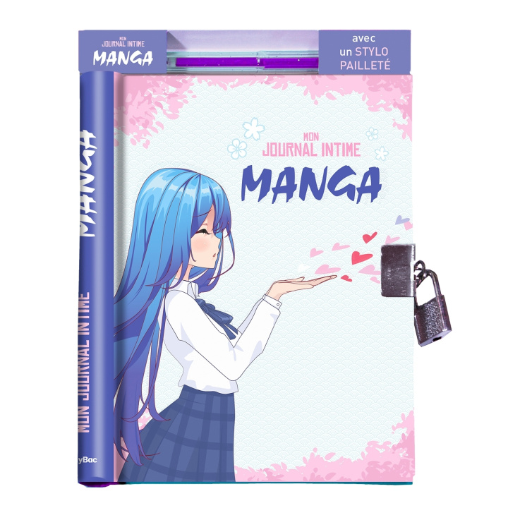 Papírenské zboží Manga - journal intime 