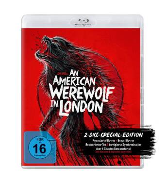 Videoclip An American Werewolf in London, 2 Blu-ray (Woolston Artwork) John Landis