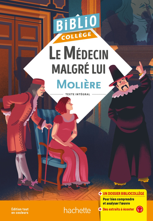 Carte Bibliocollège - Le Médecin malgré lui, Molière Moliere