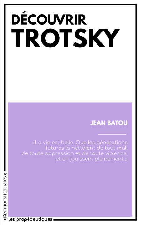 Book Découvrir Trotsky Batou